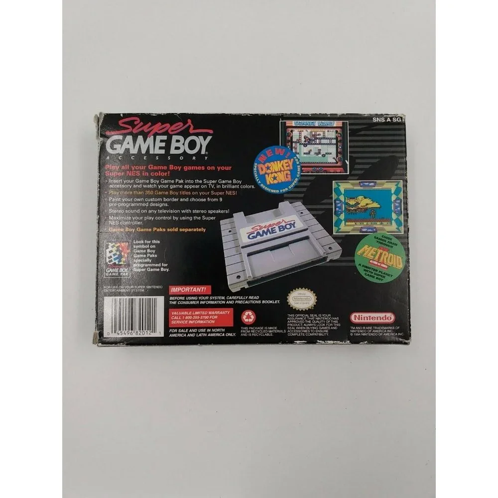 Super Game Boy (for SNES) 